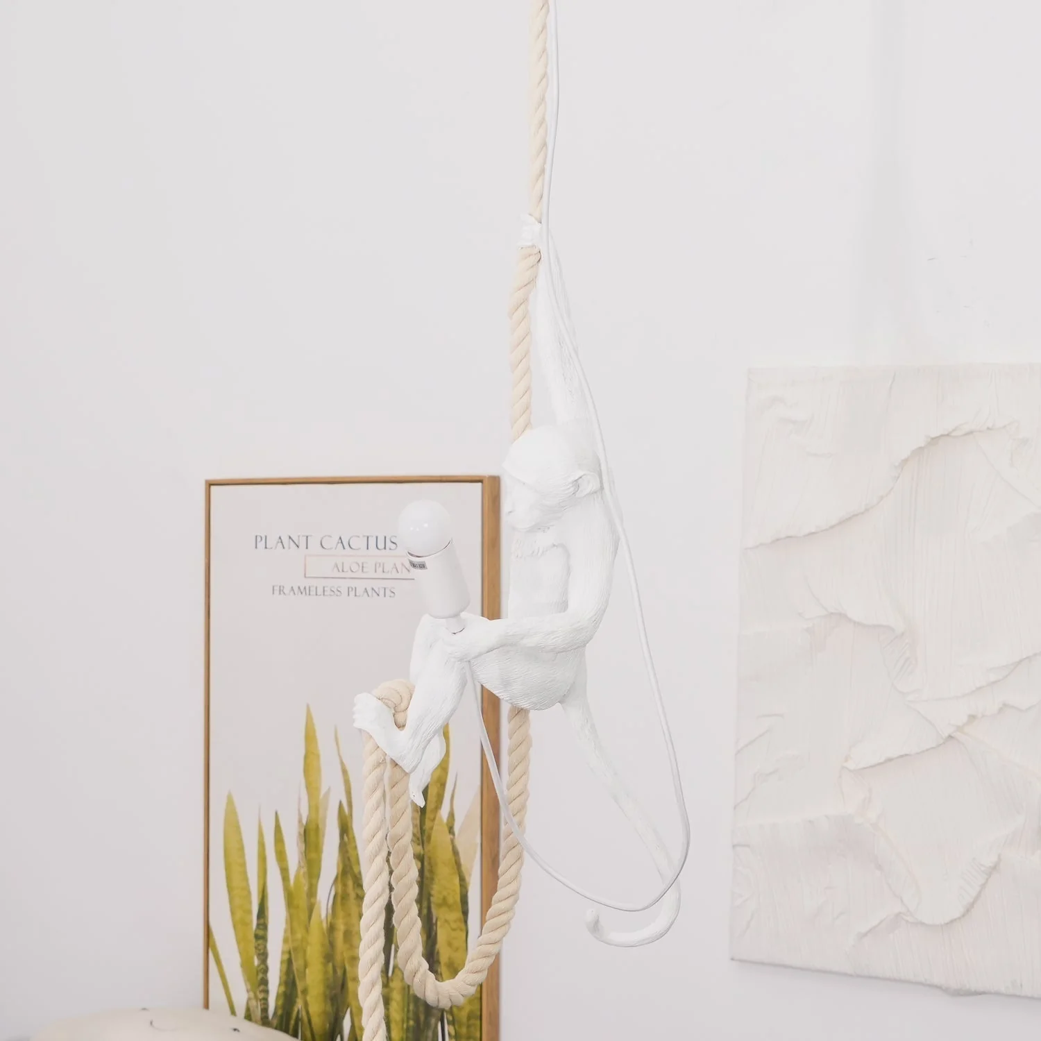 Zalira Resin Rope Artistic Pendant Lamp - Image 44