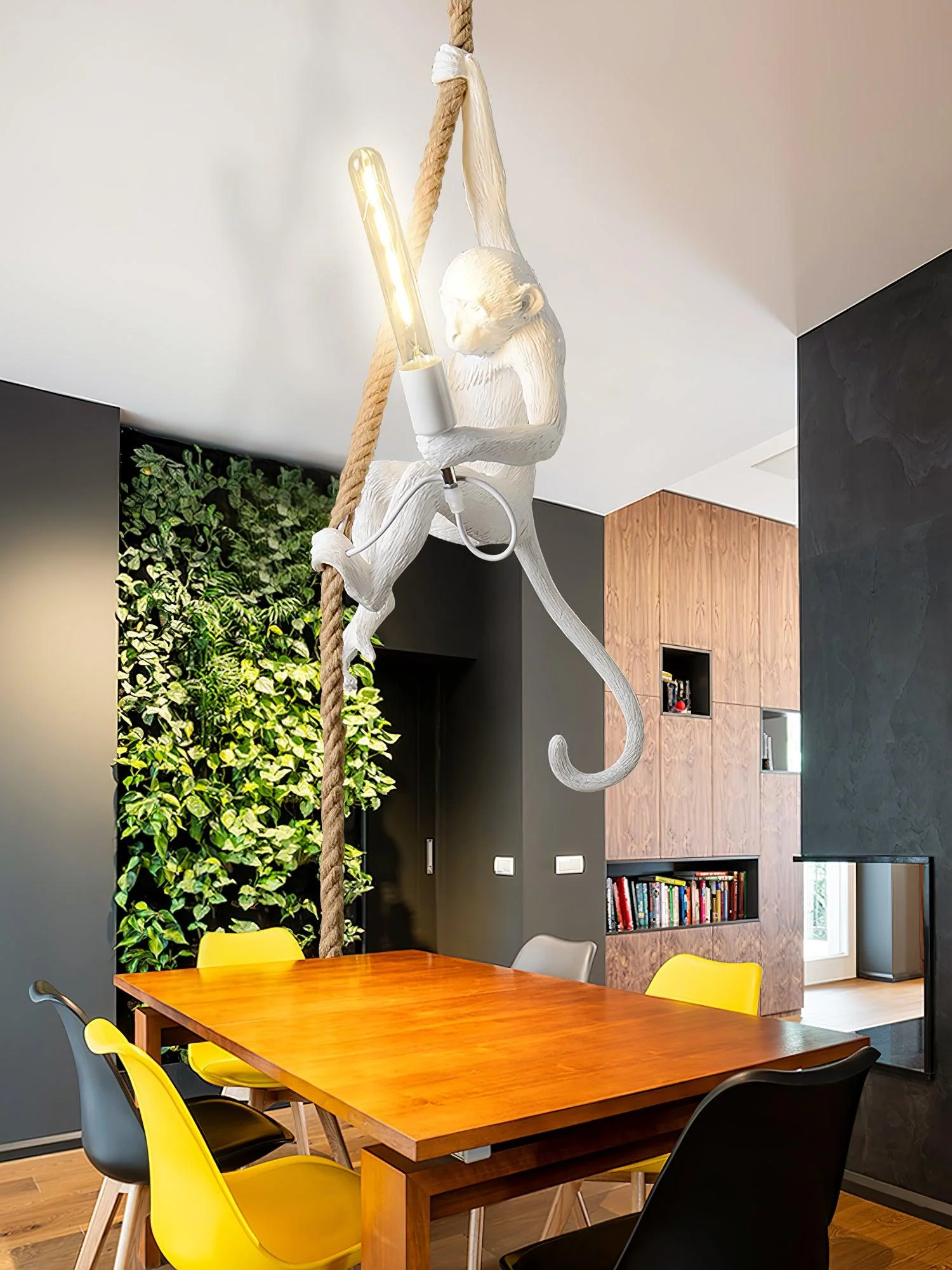 Zalira Resin Rope Artistic Pendant Lamp - Image 45