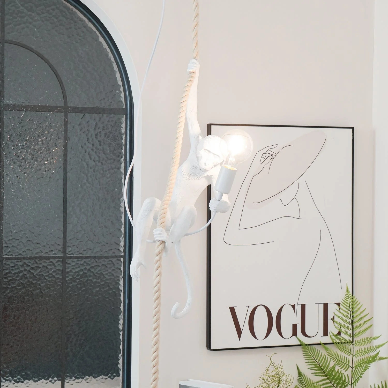 Zalira Resin Rope Artistic Pendant Lamp - Image 63