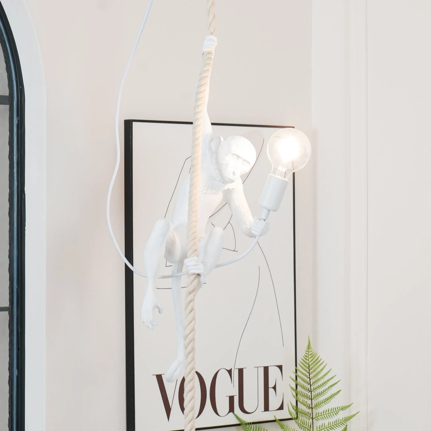 Zalira Resin Rope Artistic Pendant Lamp - Image 73
