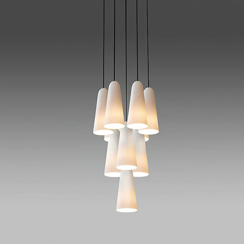 Montfaucon Modern Glass Chandelier - Image 11
