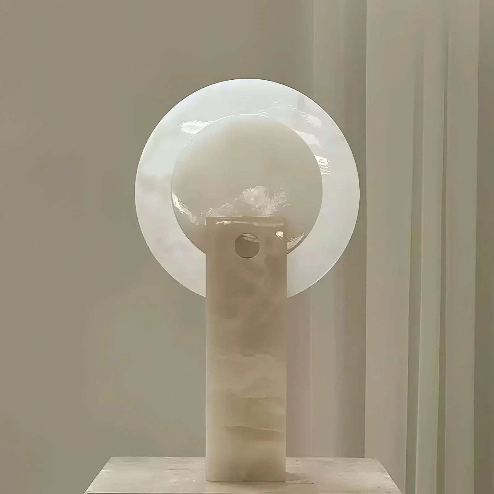 Moonlight Minimalist Natural Stone Table Light - Image 7