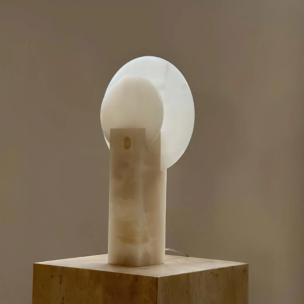 Moonlight Minimalist Natural Stone Table Light - Image 8