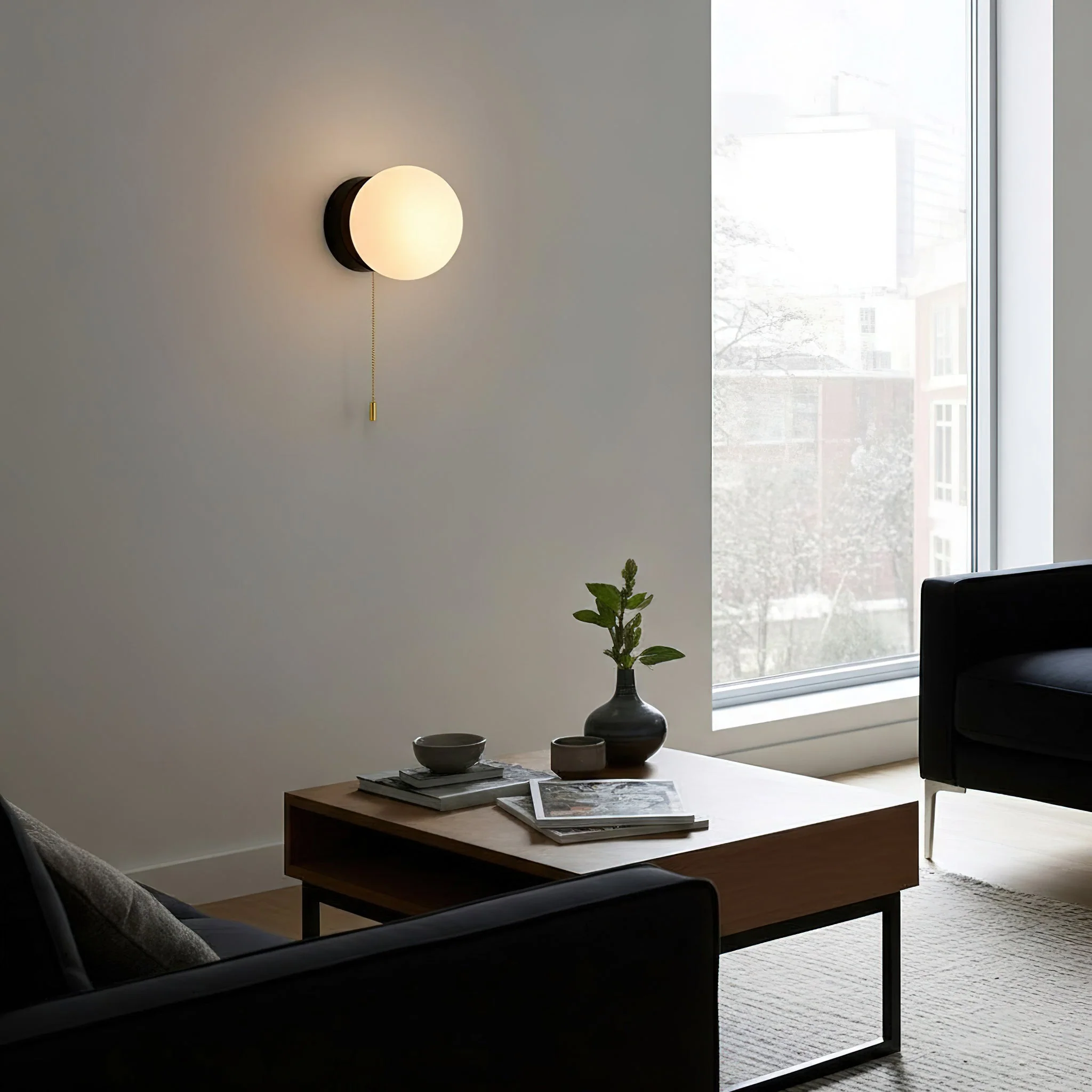 Moorsa Modern Glass Wall Light - Image 12