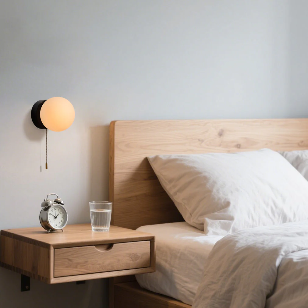 Moorsa Modern Glass Wall Light - Image 2