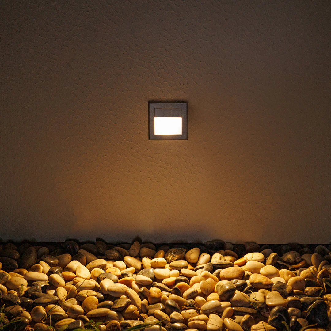 Morga Square Recessed Outdoor Step Lights - Image 2