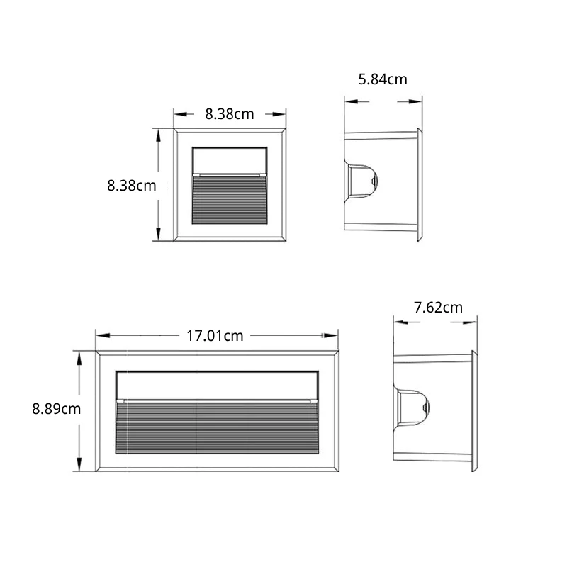 Morga Square Recessed Outdoor Step Lights - Image 8