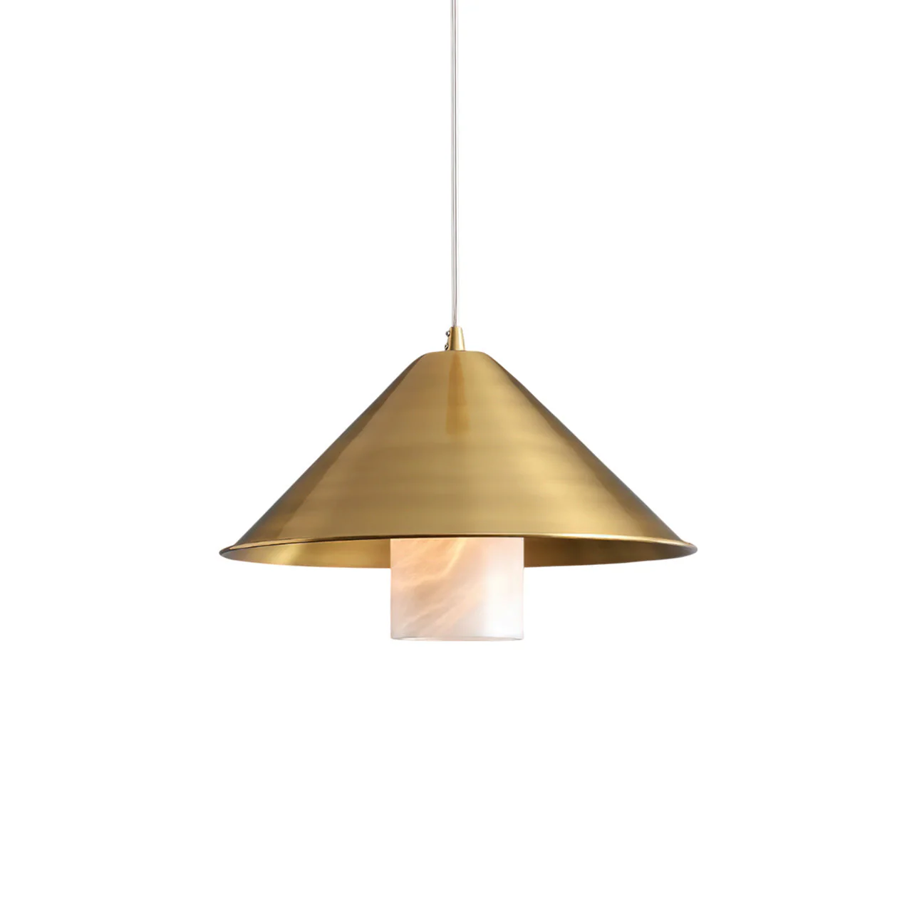 Mozelle Modern Brass Pendant Light