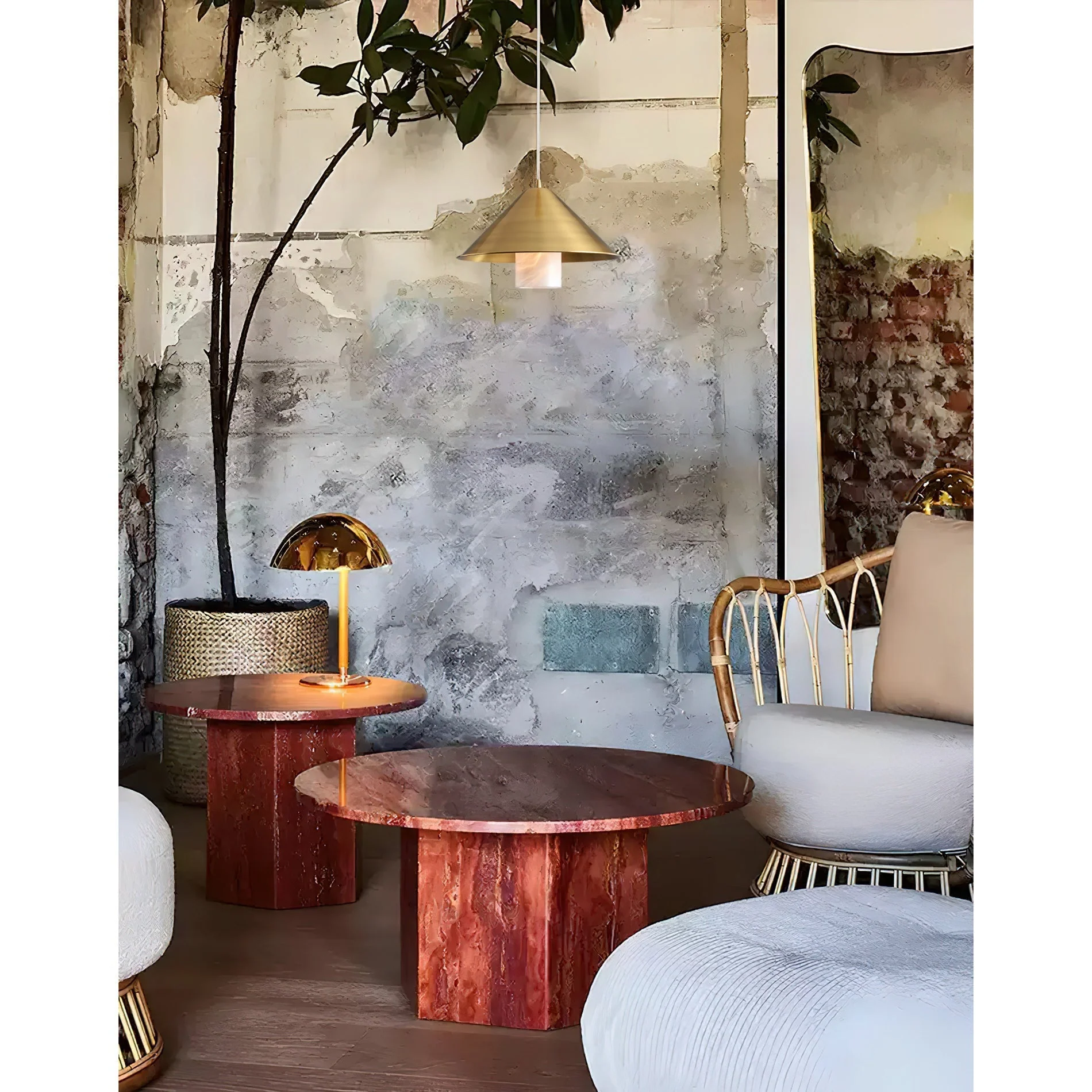 Mozelle Modern Brass Pendant Light - Image 6