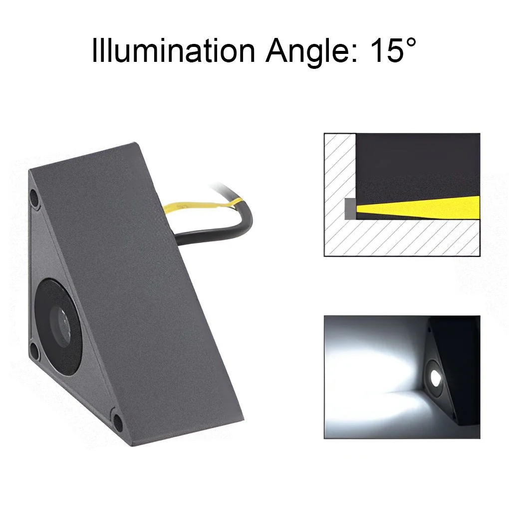 Mrth Triangle Step Stairs Outdoor Wall Lights - Image 14