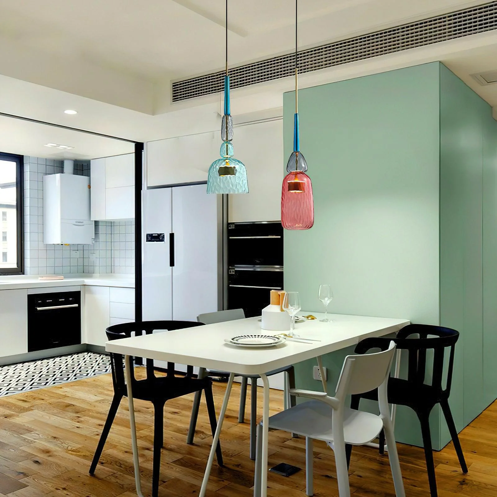 Muse Bohemian Glass Pendant Lamp - Image 12