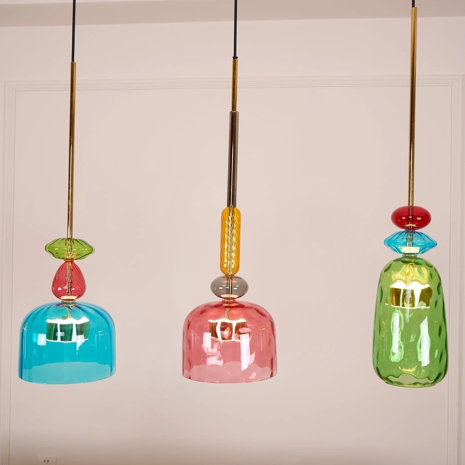 Muse Bohemian Glass Pendant Lamp - Image 18