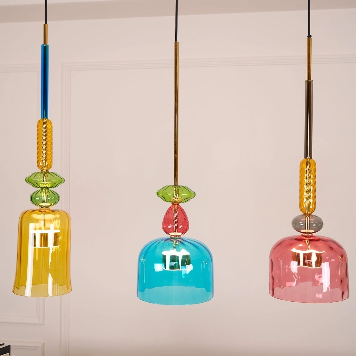 Muse Bohemian Glass Pendant Lamp - Image 19