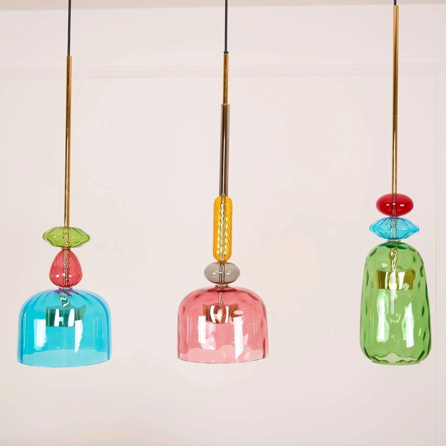 Muse Bohemian Glass Pendant Lamp - Image 21