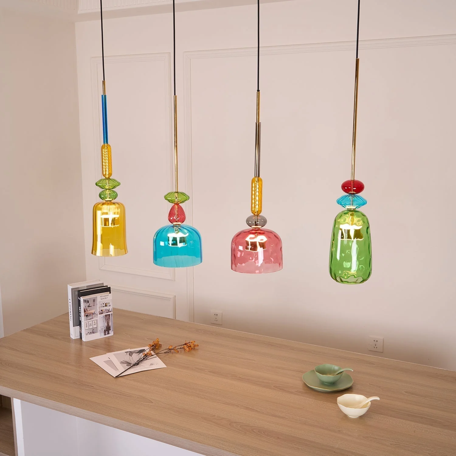 Muse Bohemian Glass Pendant Lamp - Image 24