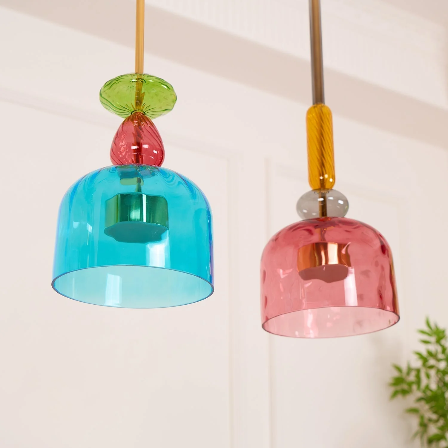 Muse Bohemian Glass Pendant Lamp - Image 26