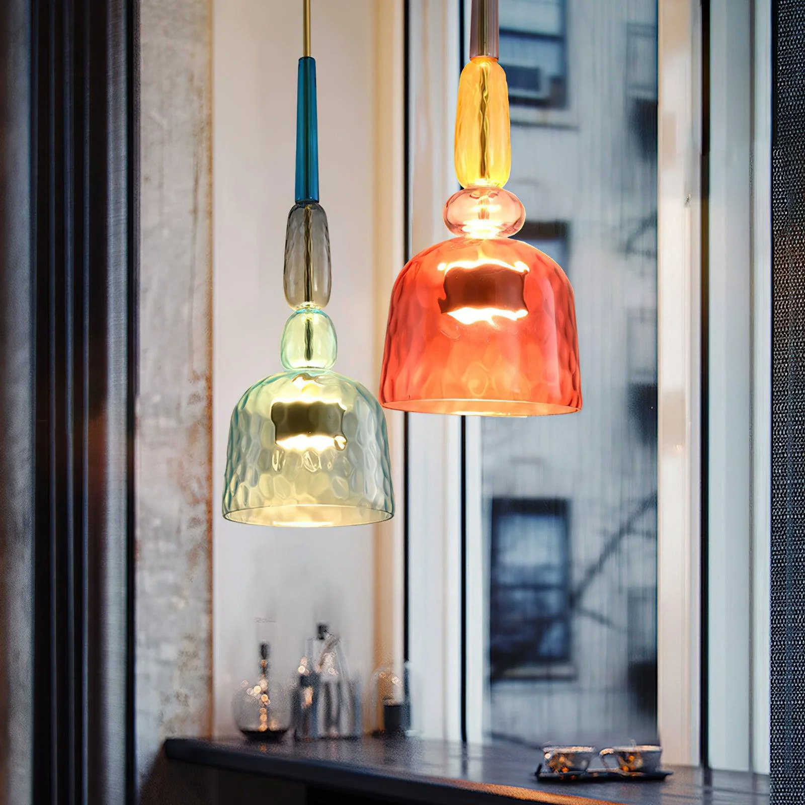 Muse Bohemian Glass Pendant Lamp - Image 28