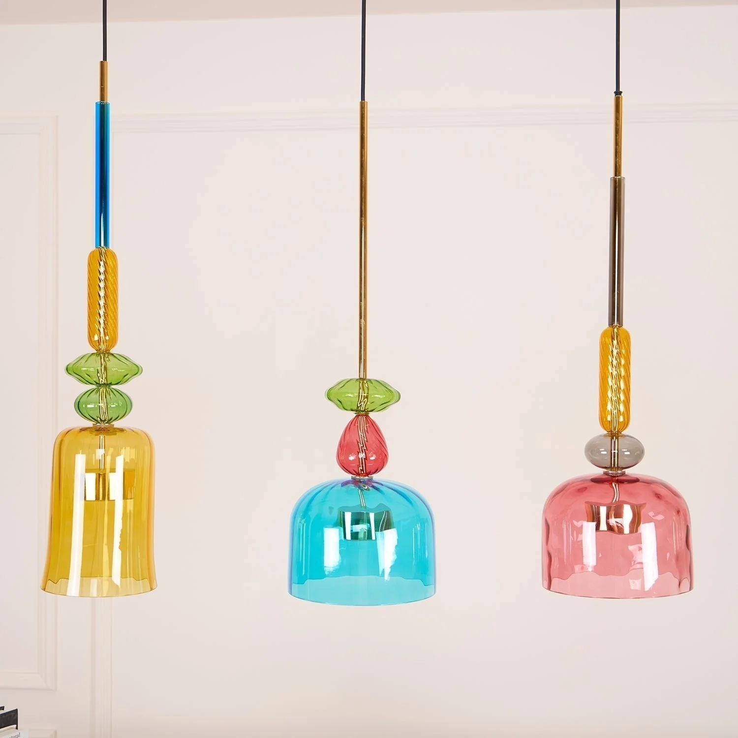 Muse Bohemian Glass Pendant Lamp - Image 29