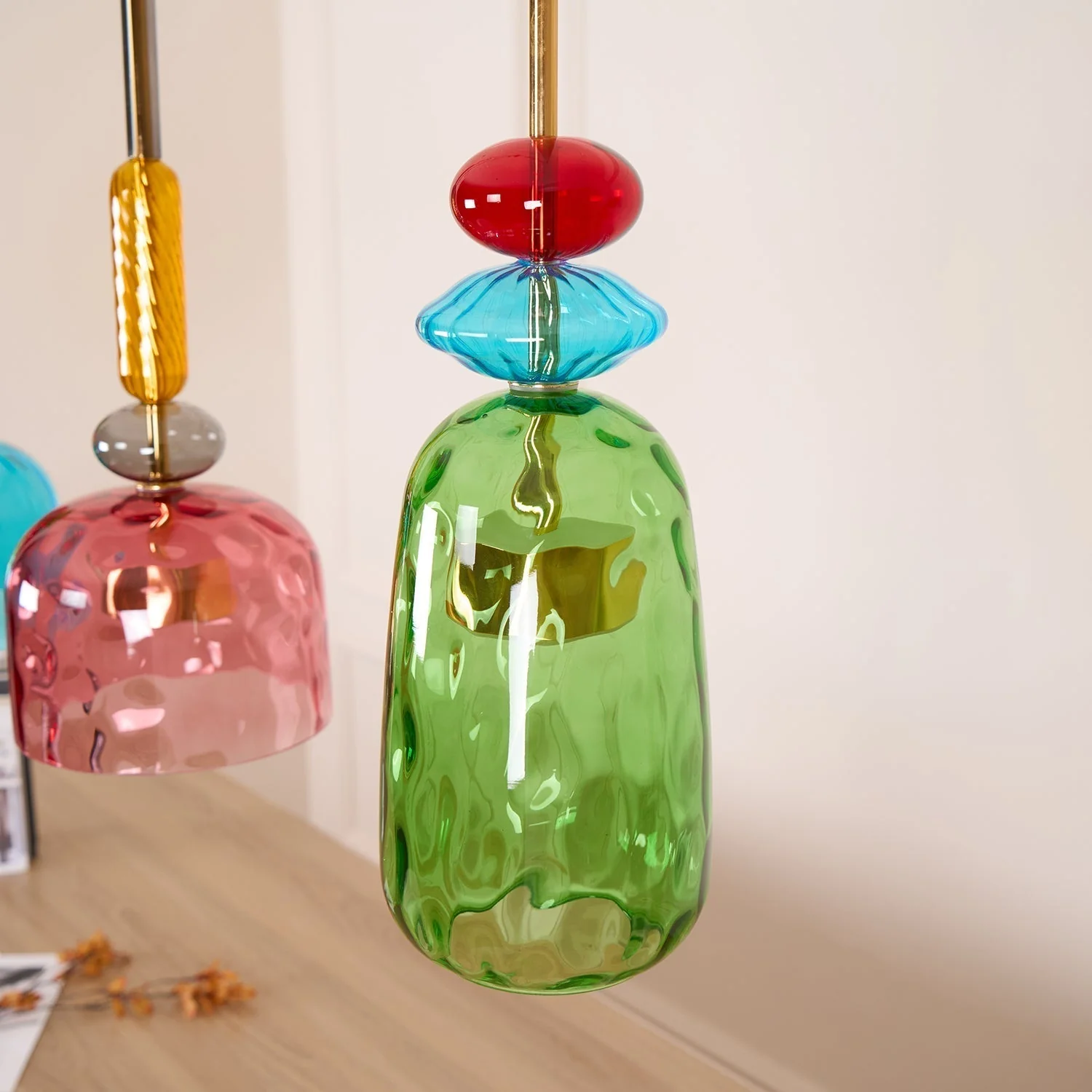 Muse Bohemian Glass Pendant Lamp - Image 32