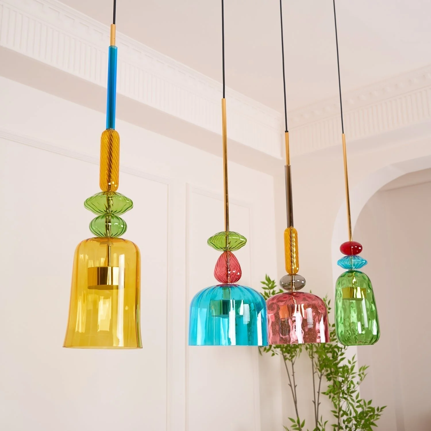 Muse Bohemian Glass Pendant Lamp - Image 33
