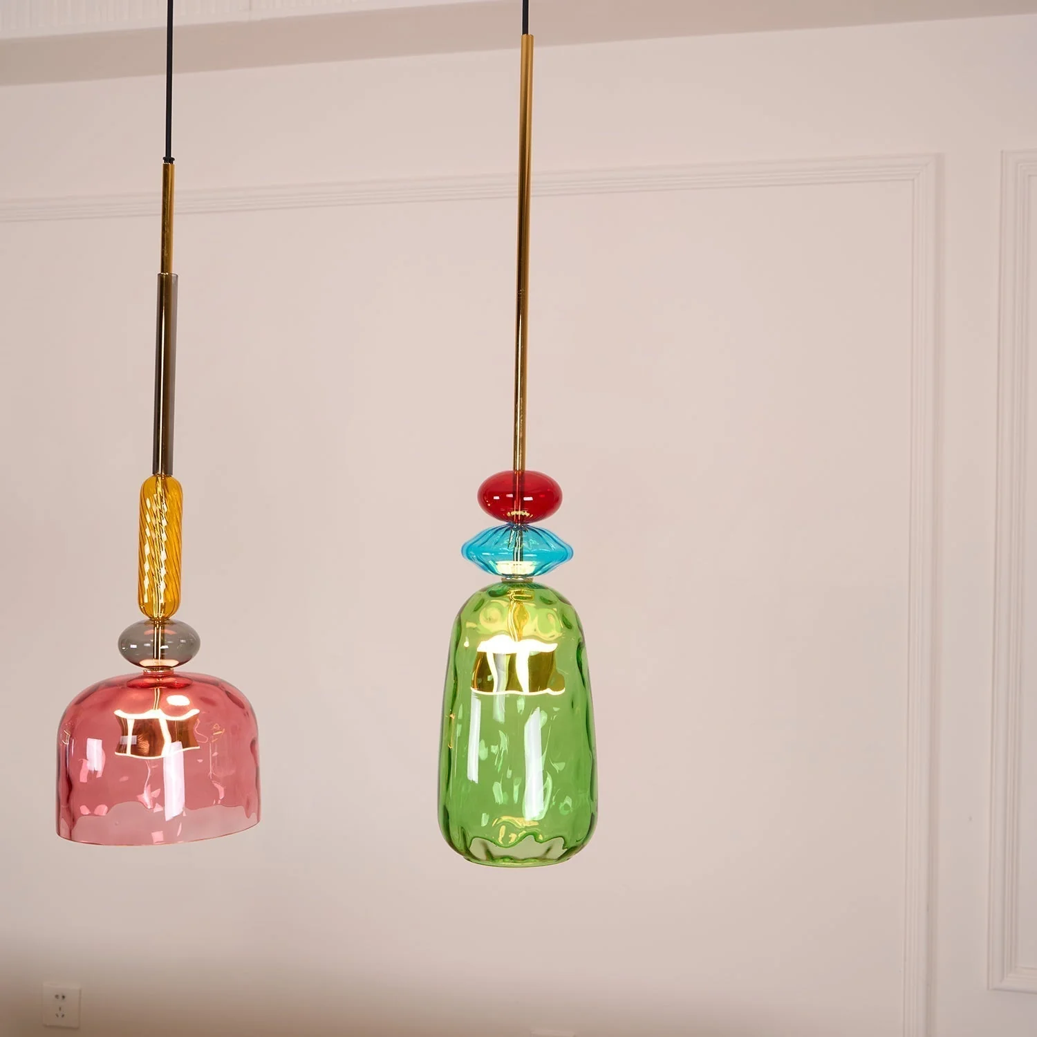 Muse Bohemian Glass Pendant Lamp - Image 36