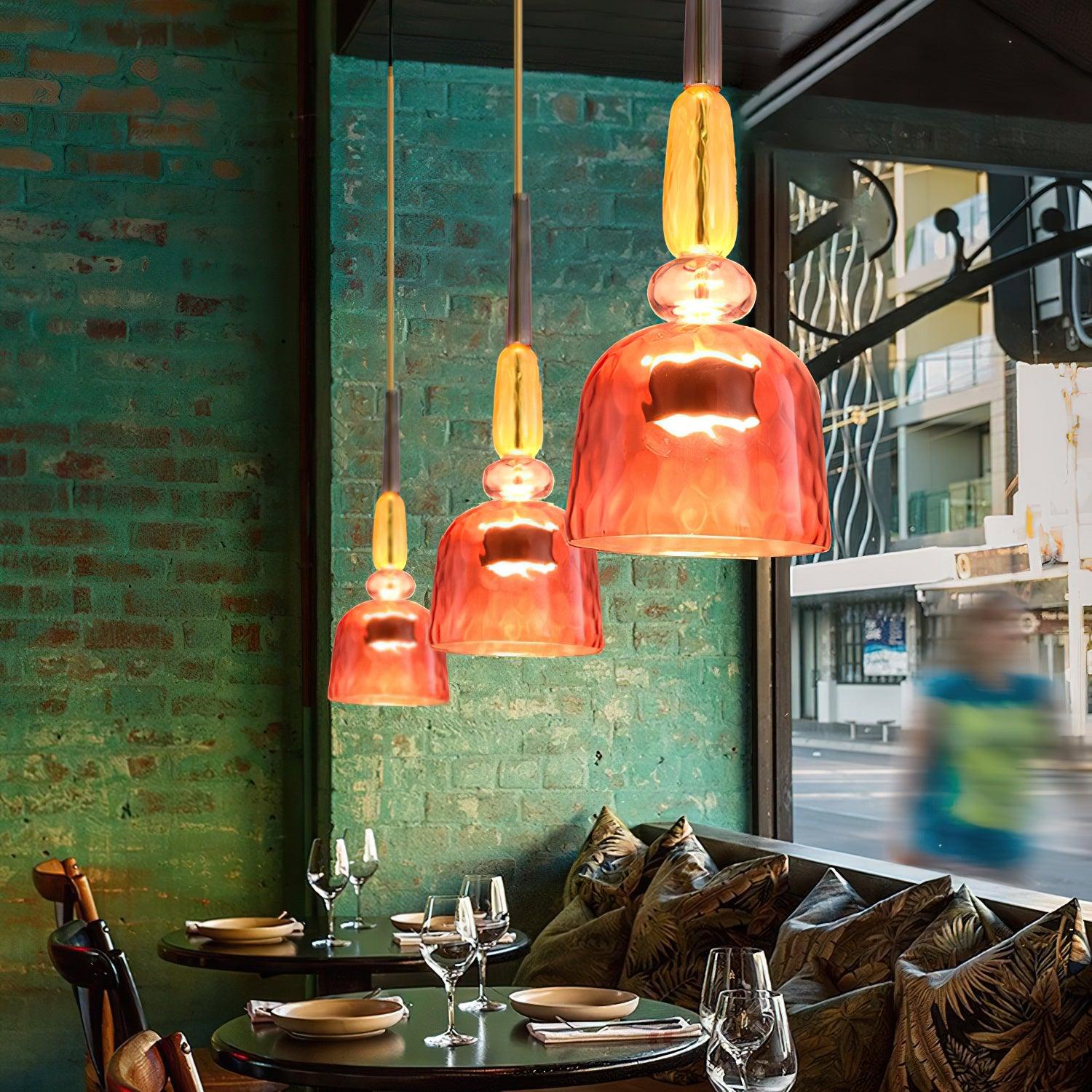 Muse Bohemian Glass Pendant Lamp - Image 40