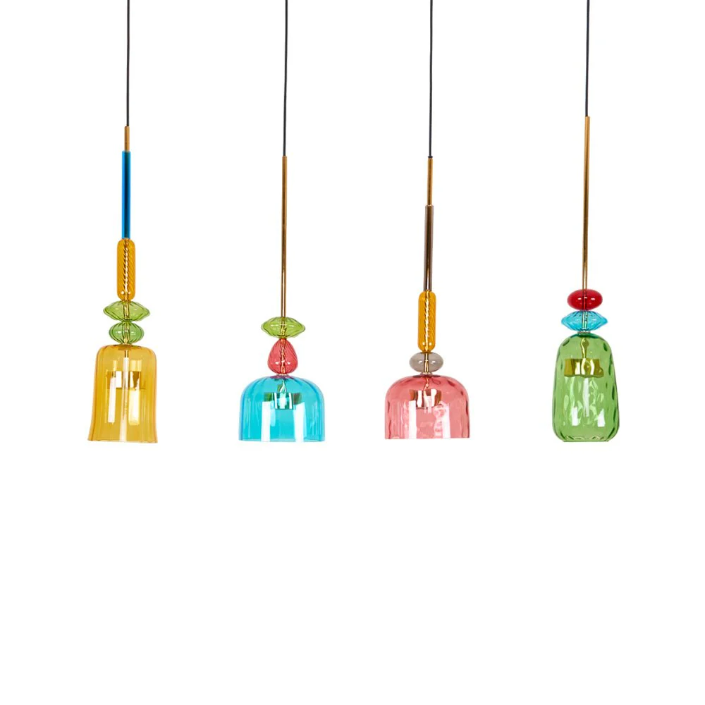 Muse Bohemian Glass Pendant Lamp - Image 49