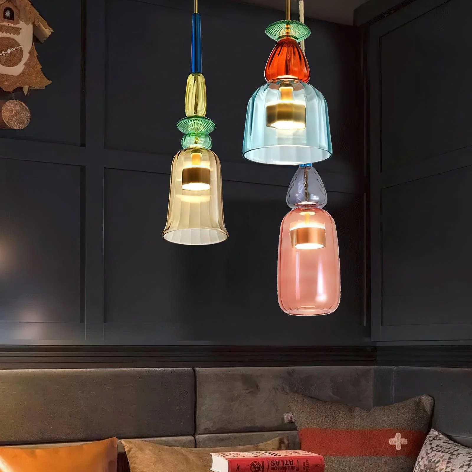 Muse Bohemian Glass Pendant Lamp - Image 52