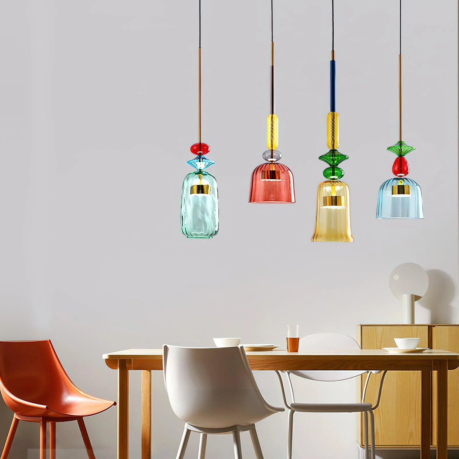 Muse Bohemian Glass Pendant Lamp - Image 69