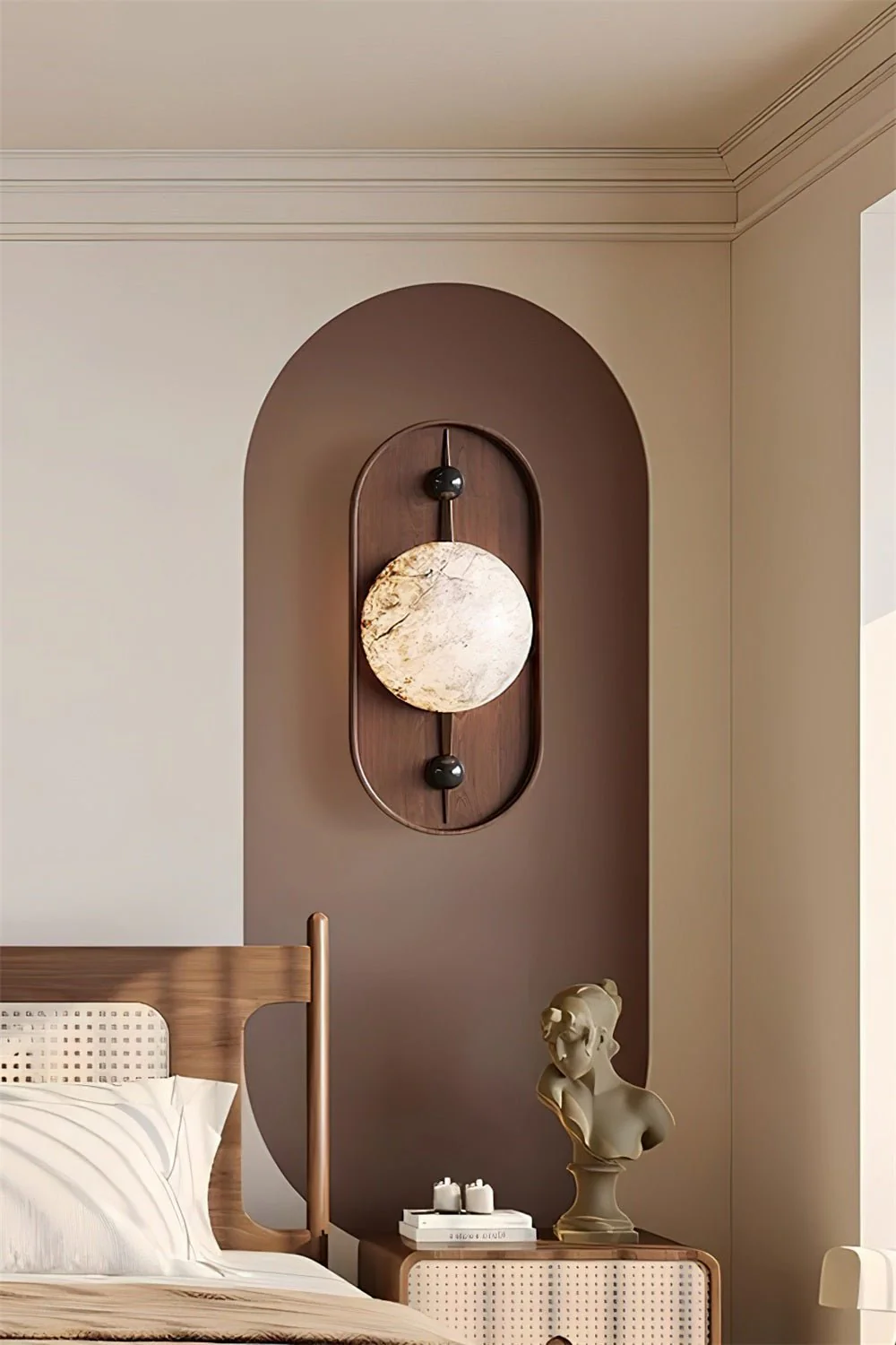 Mylaearae Orb Alabaster Wall Light - Image 12