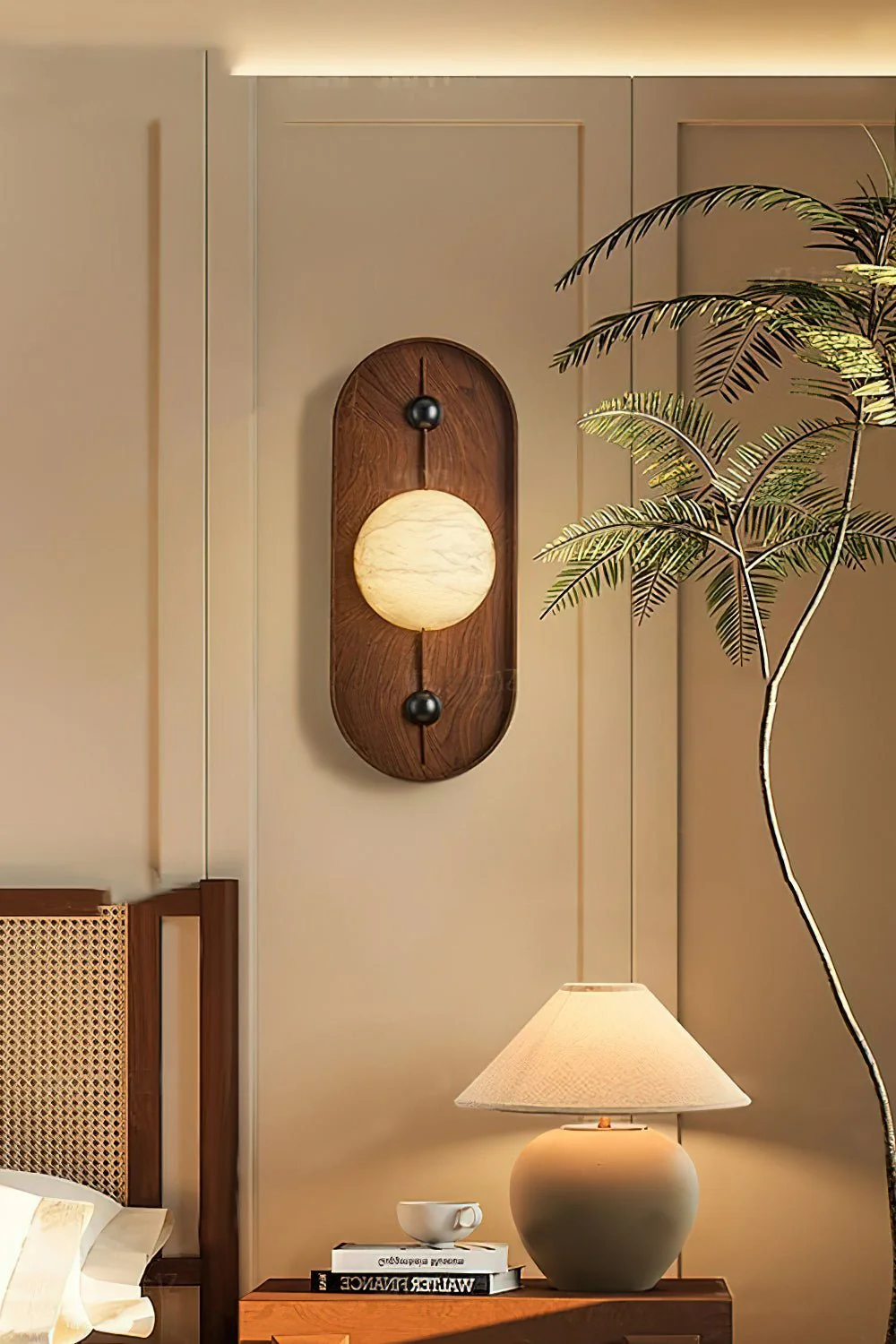 Mylaearae Orb Alabaster Wall Light - Image 14