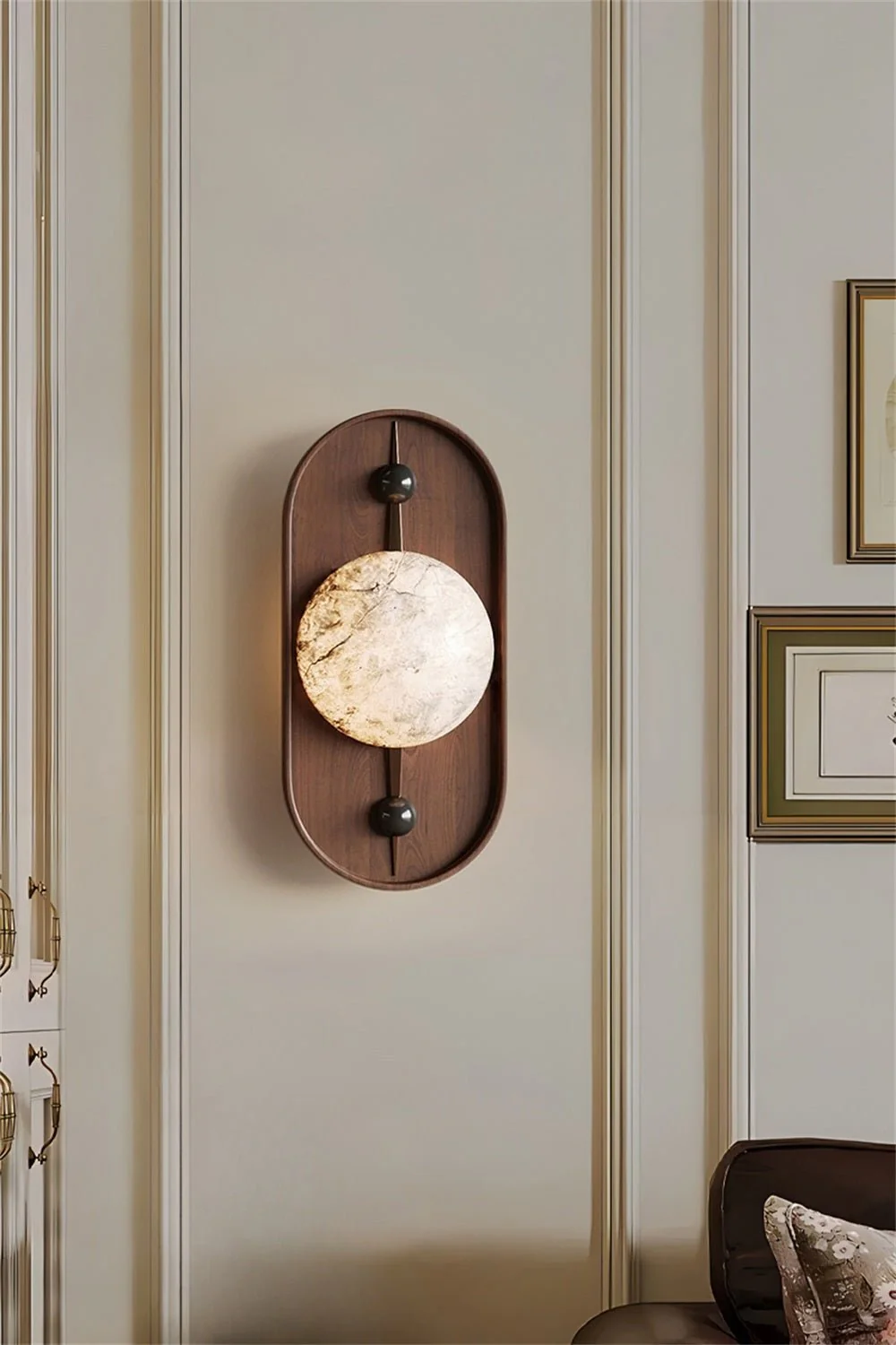 Mylaearae Orb Alabaster Wall Light - Image 17