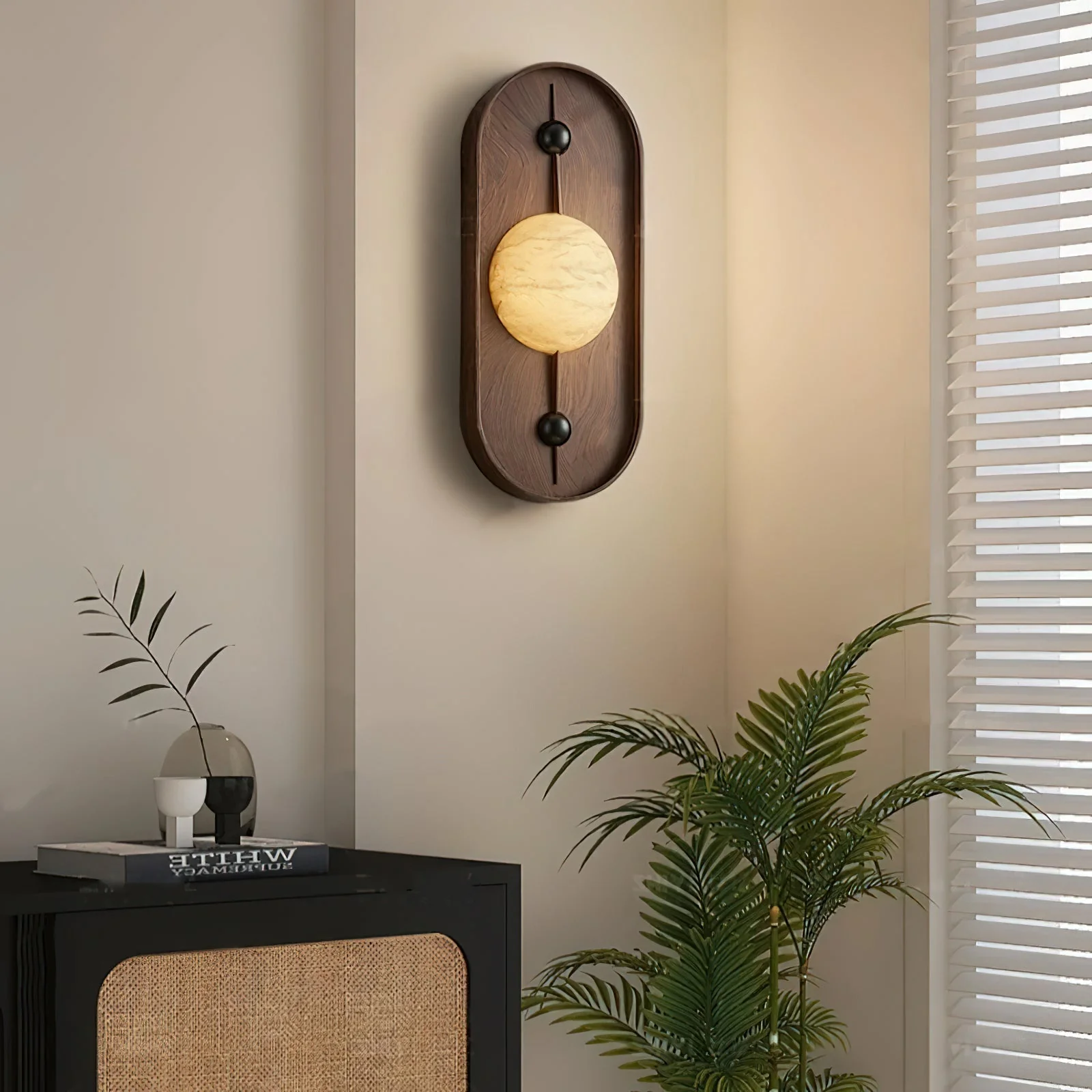 Mylaearae Orb Alabaster Wall Light - Image 19
