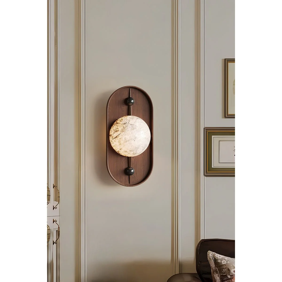 Mylaearae Orb Alabaster Wall Light - Image 6