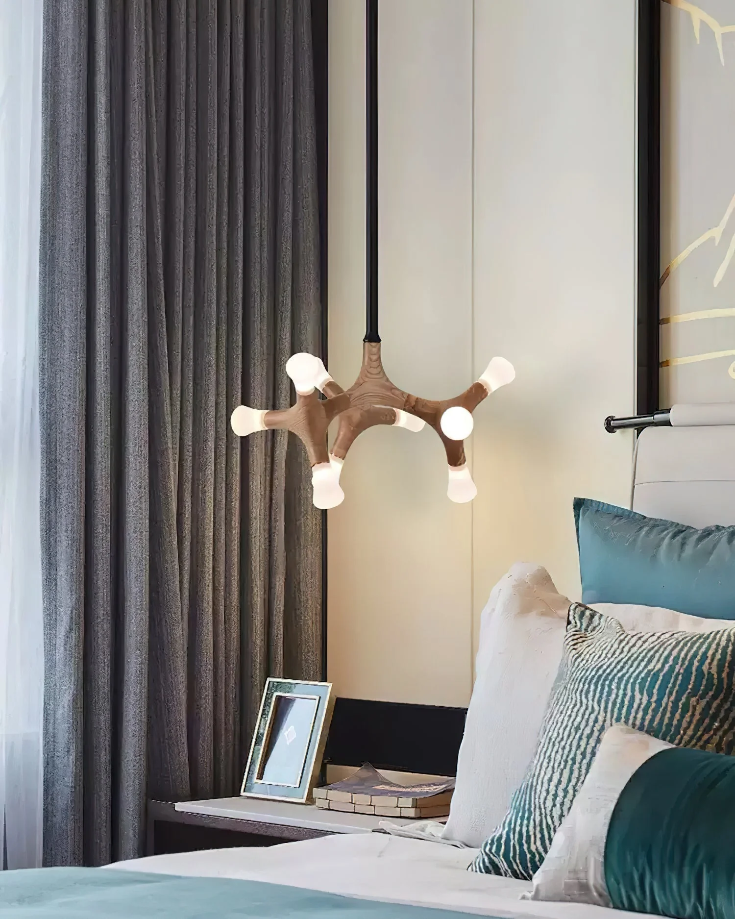Mynorila Branch-Design Wood Pendant Light - Image 14