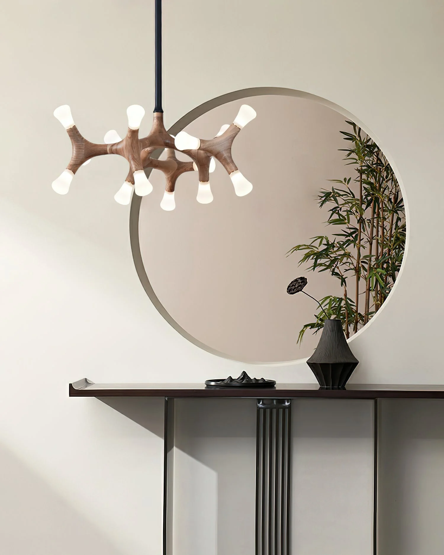 Mynorila Branch-Design Wood Pendant Light - Image 17
