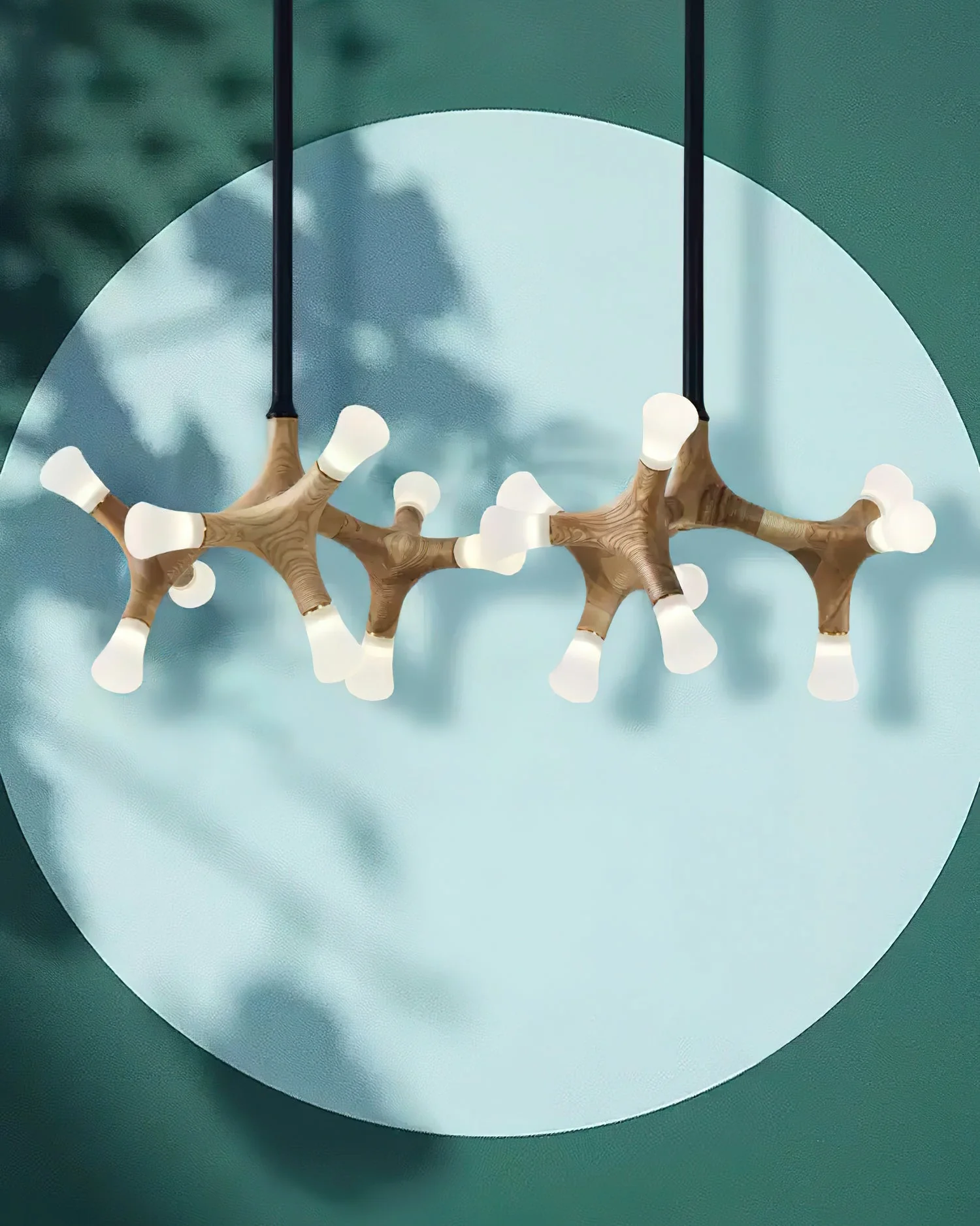 Mynorila Branch-Design Wood Pendant Light - Image 18