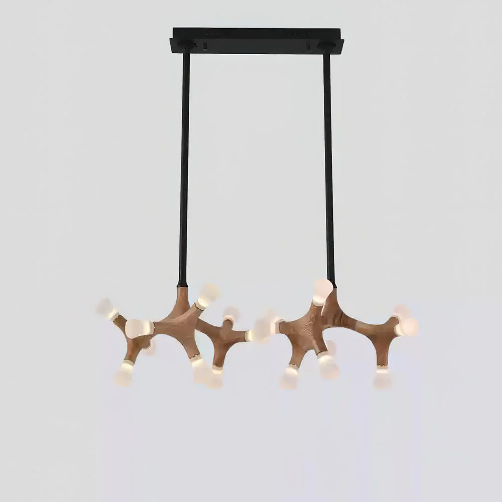 Mynorila Branch-Design Wood Pendant Light - Image 31