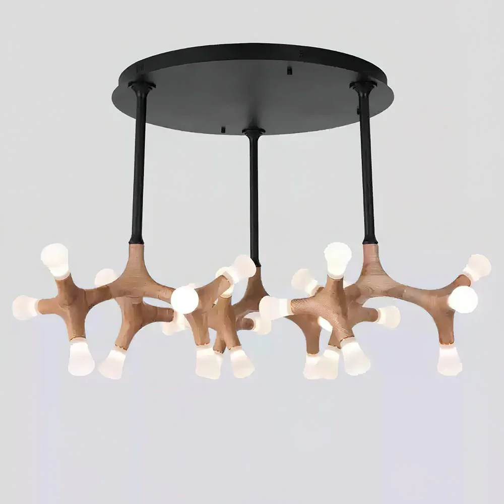 Mynorila Branch-Design Wood Pendant Light - Image 43