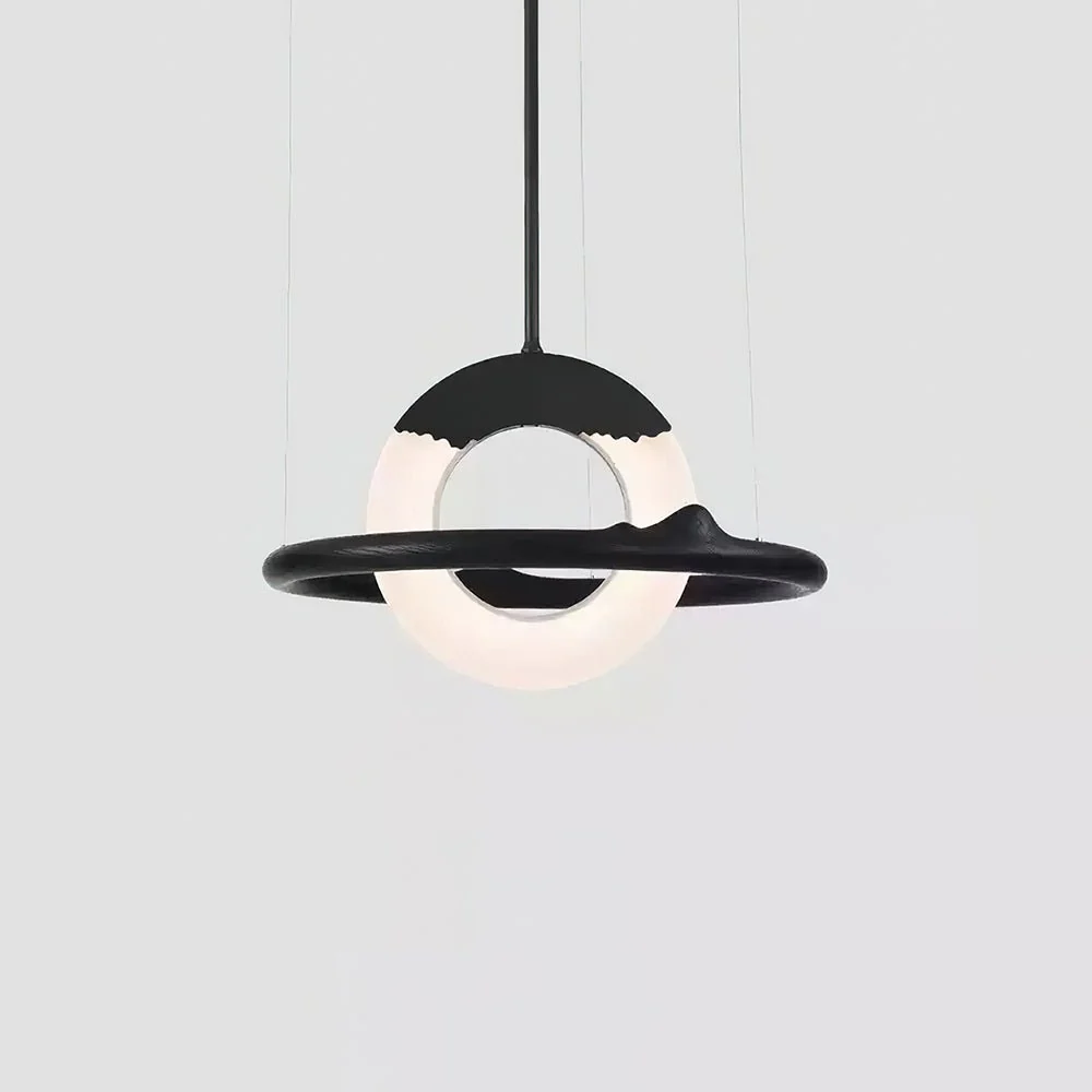 Mytalan Circular Wood Pendant Light - Image 15