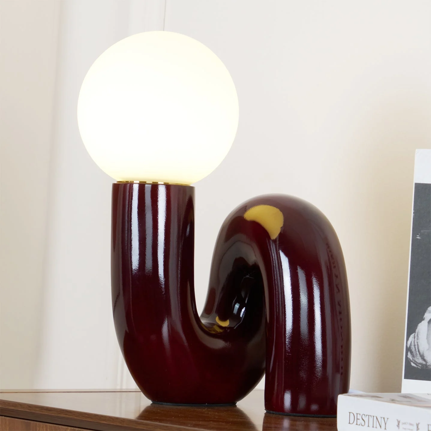 N Modern Glass Table Lamp - Image 10