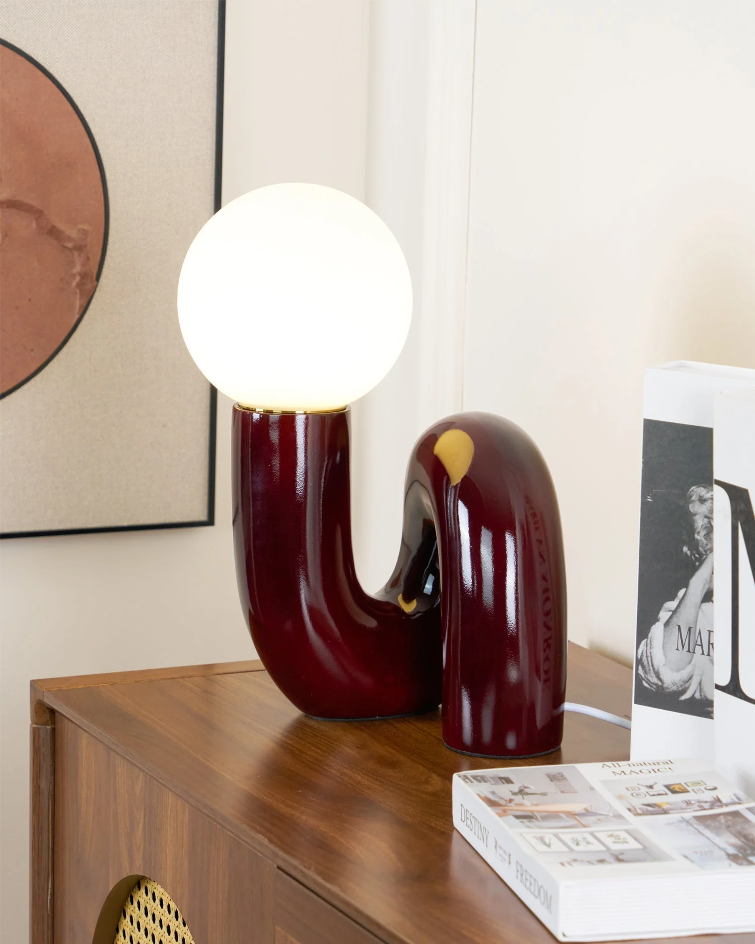 N Modern Glass Table Lamp - Image 13