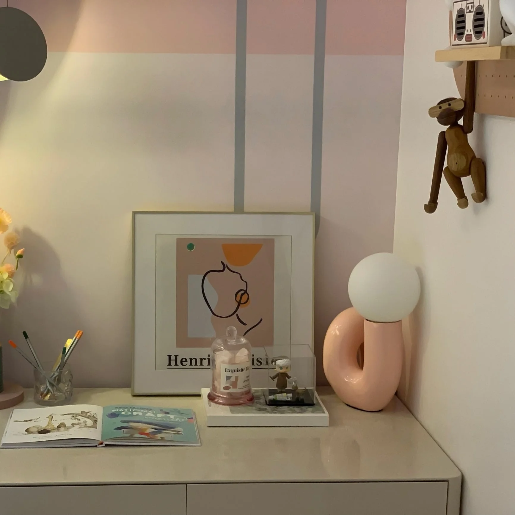 N Modern Glass Table Lamp - Image 4