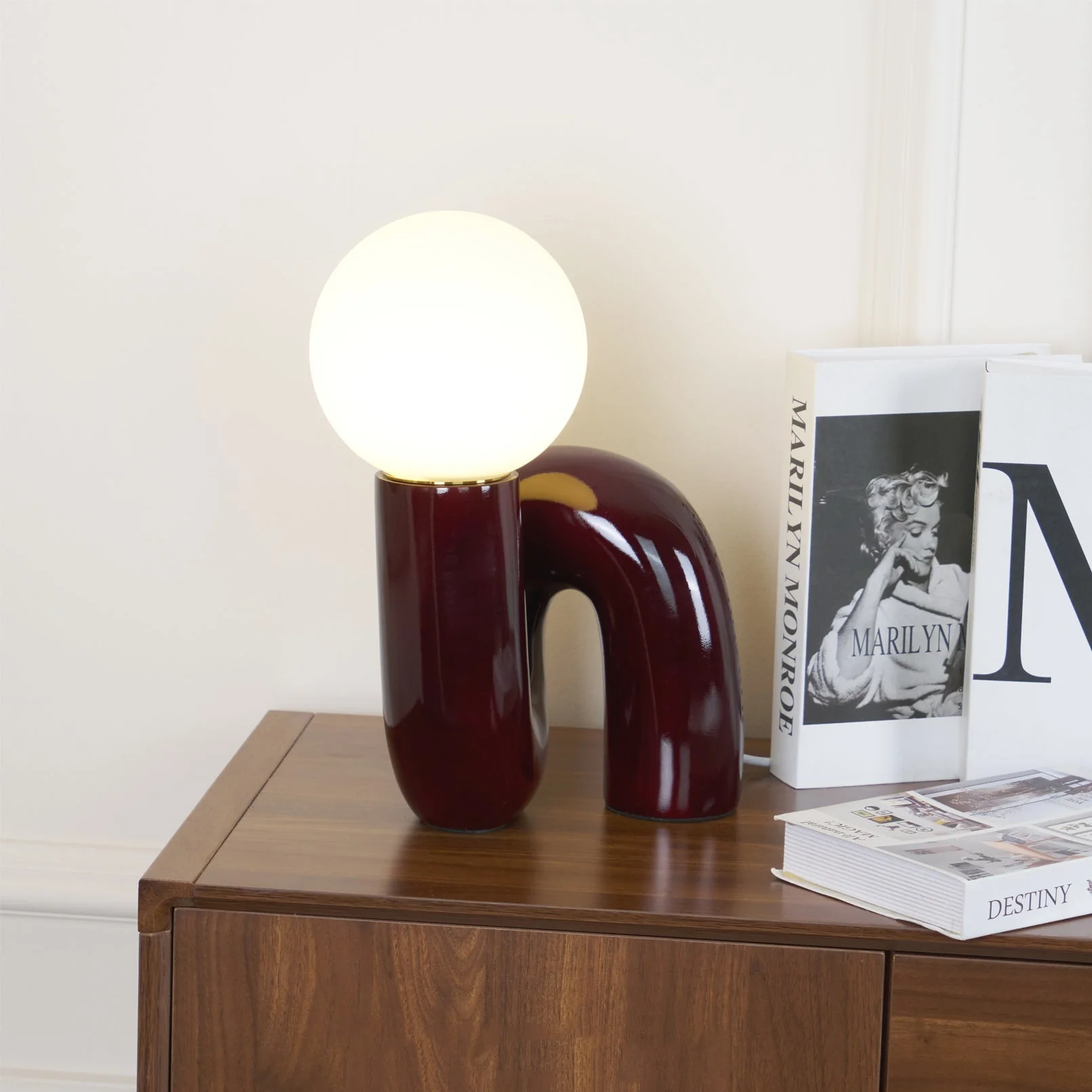 N Modern Glass Table Lamp - Image 5