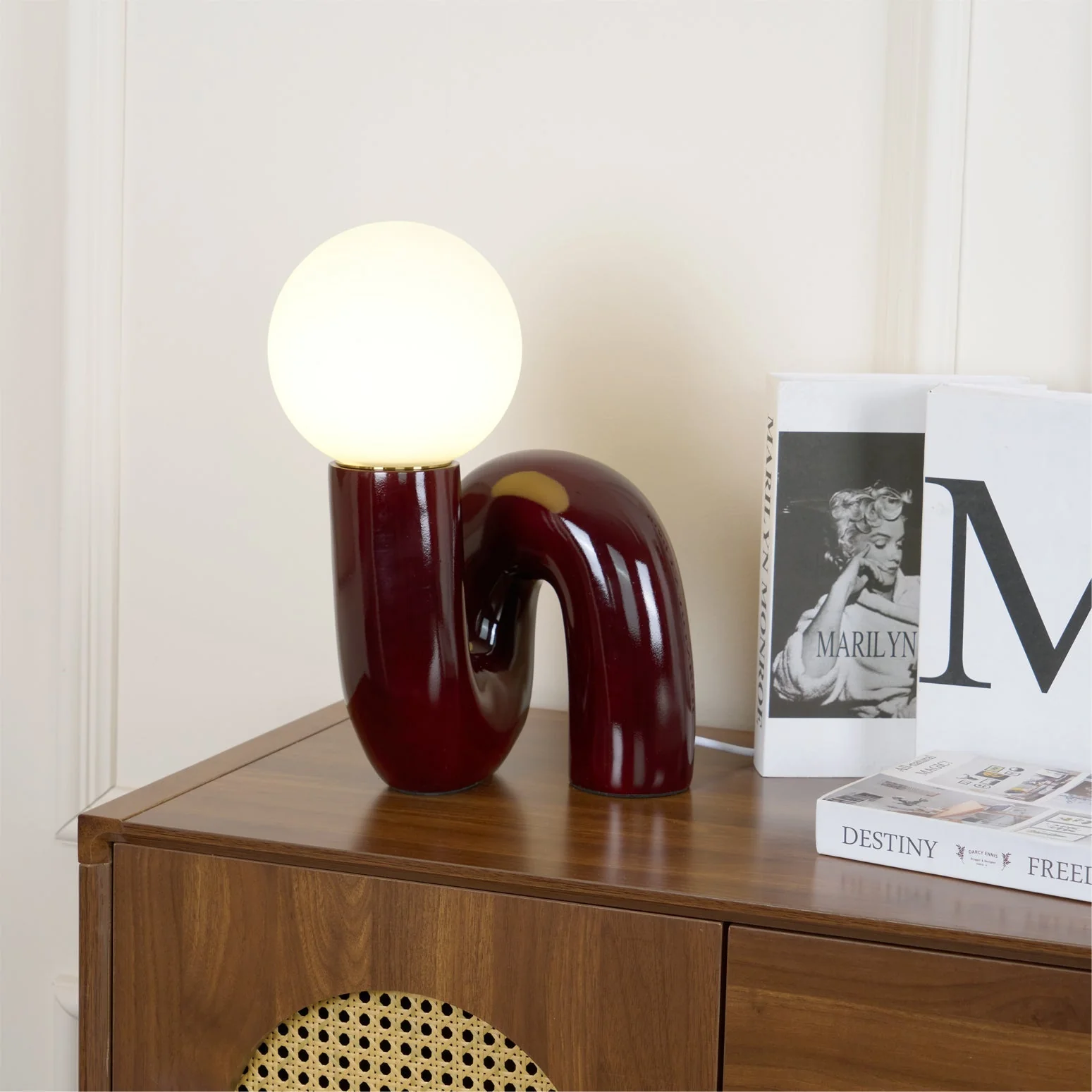 N Modern Glass Table Lamp - Image 7