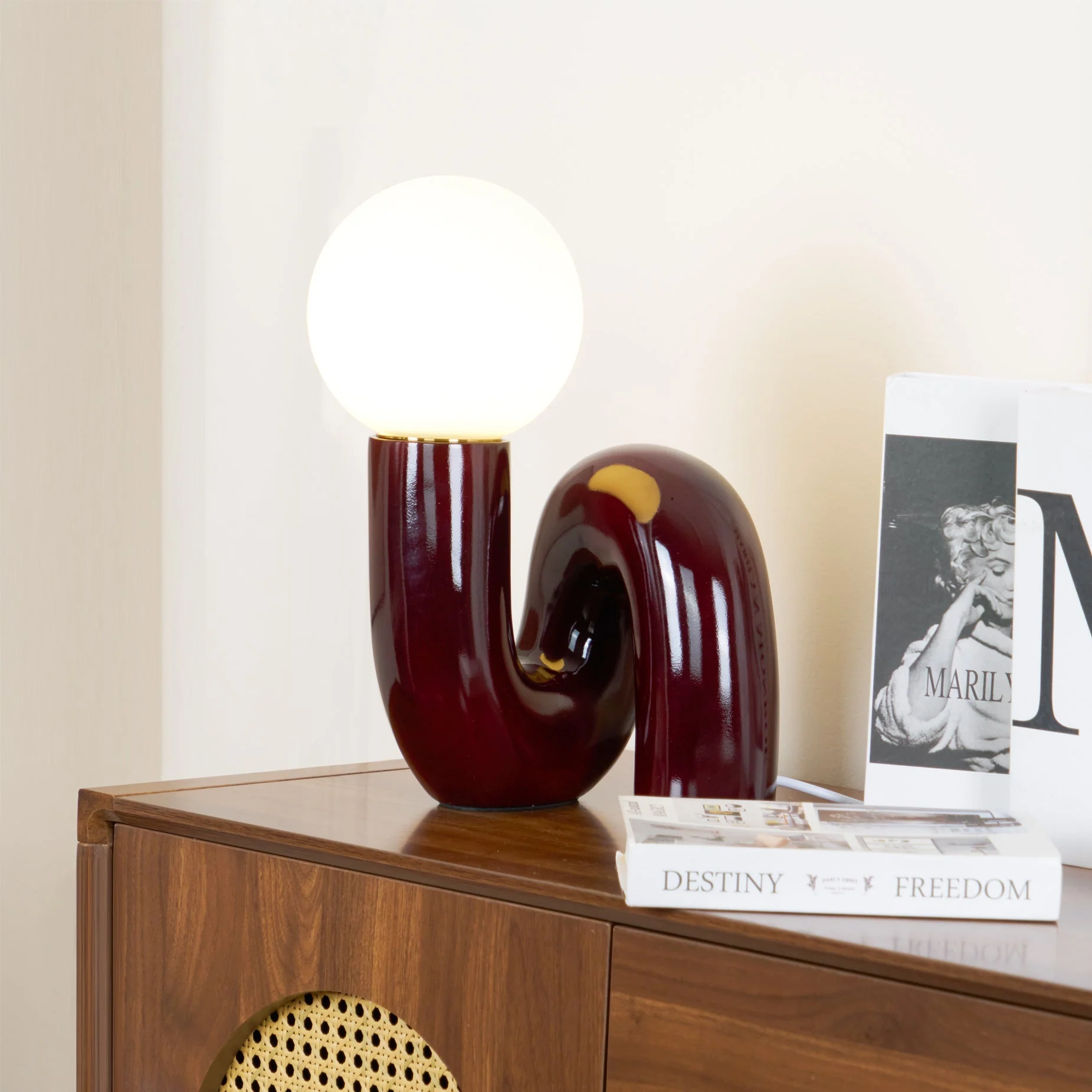 N Modern Glass Table Lamp - Image 8