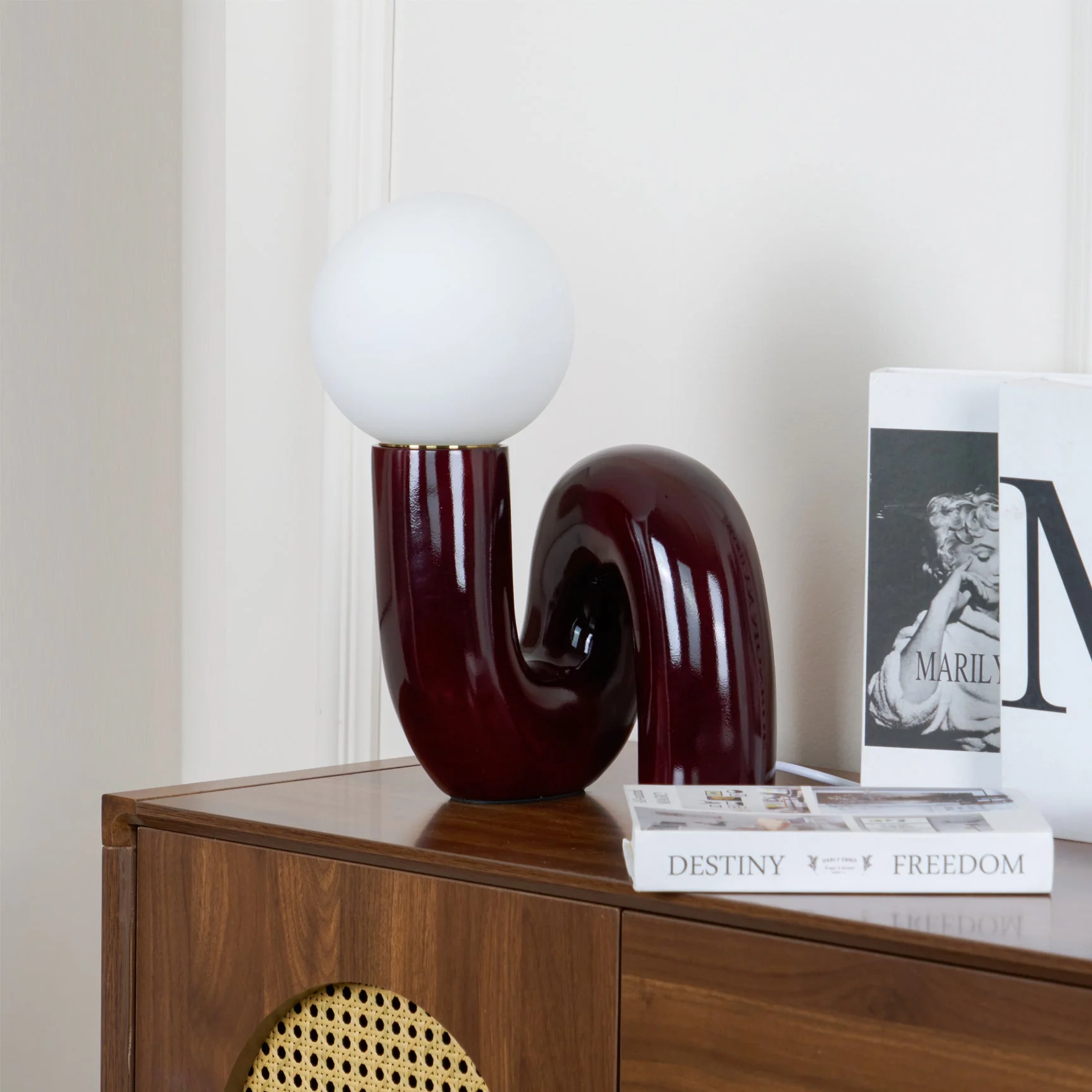 N Modern Glass Table Lamp - Image 9