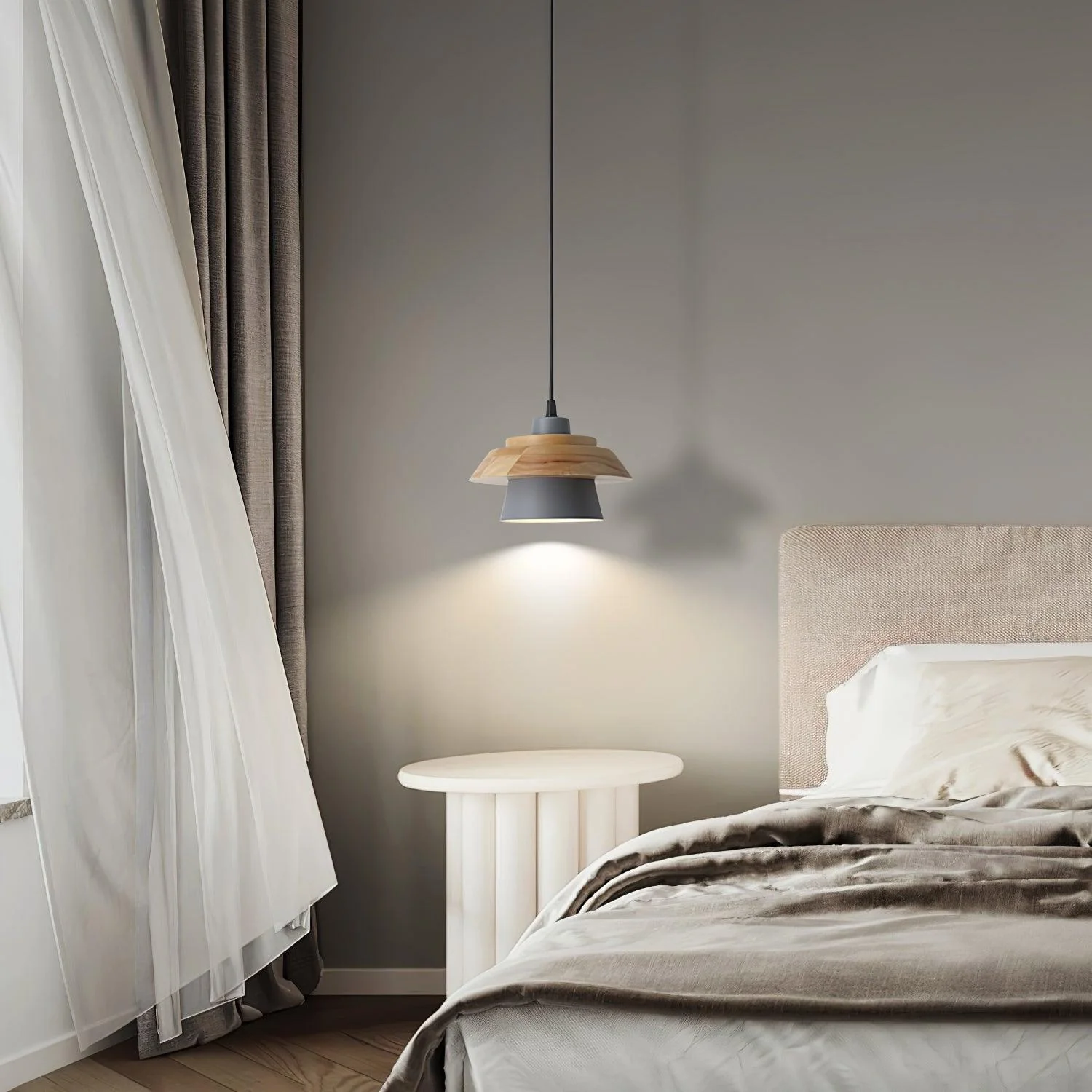 Nadro Modern Wood Pendant Lamp - Image 16