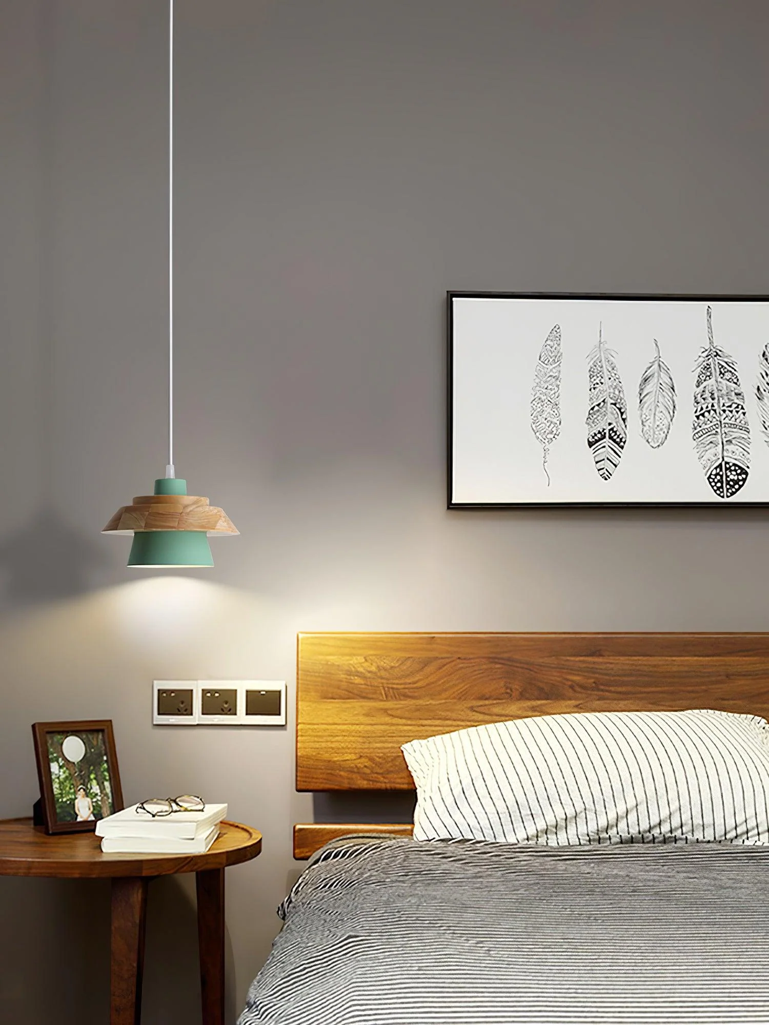 Nadro Modern Wood Pendant Lamp - Image 30