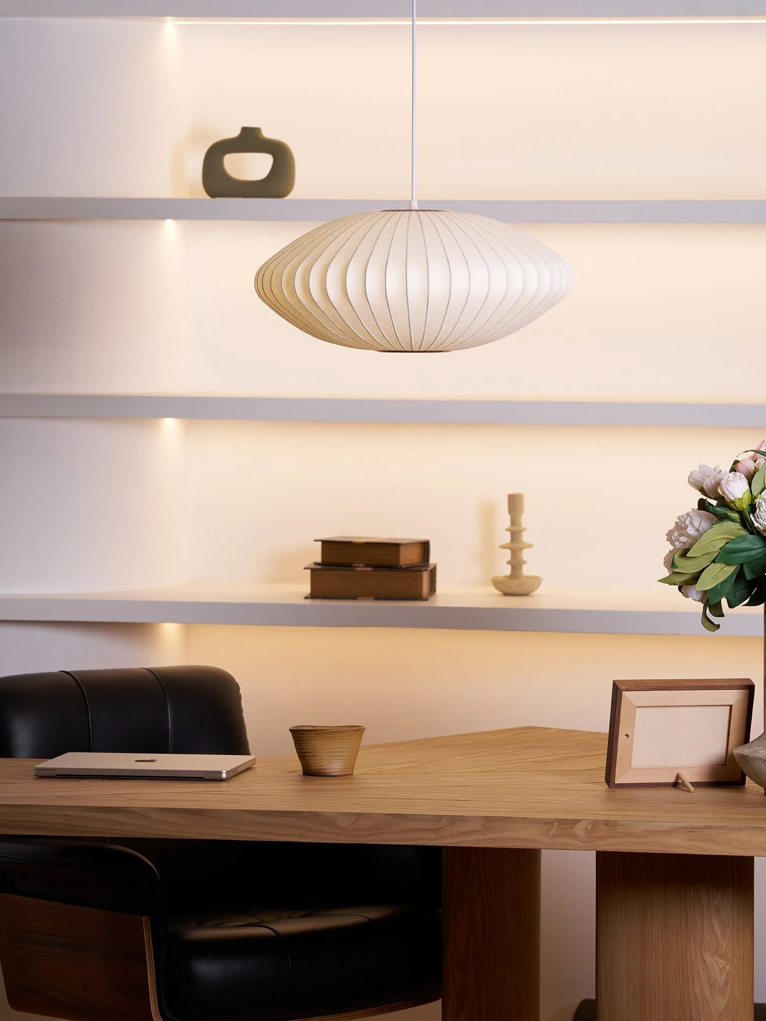 Nebula Bubble Mulberry Silk Pendant Lamp - Image 178